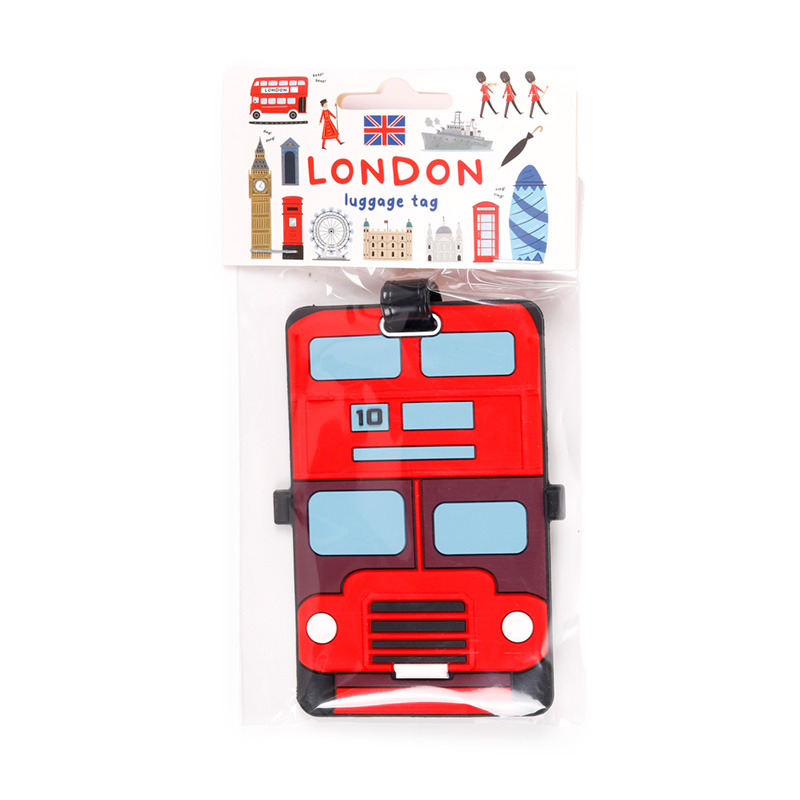 London Icons Red Routemaster Bus Luggage Tag