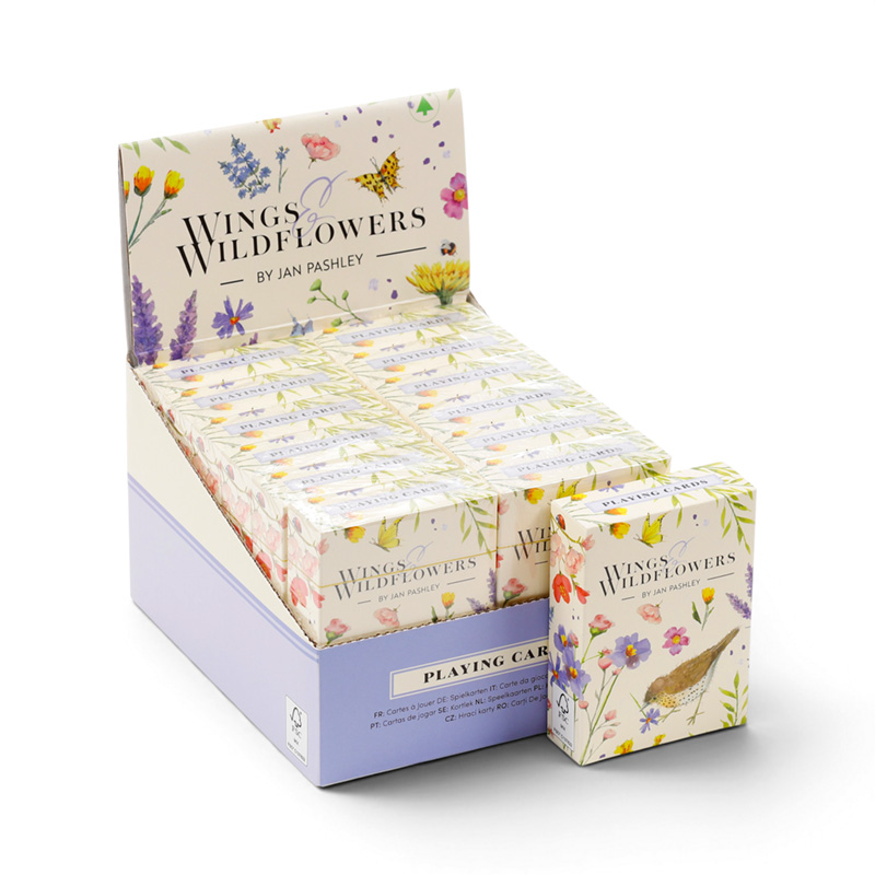Jan Pashley Wings & Wildflowers Playing Cards